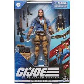 Boneco de Ação Spirit Iron-Knife da Série G.I. Joe, 36 colecionável, 6 polegadas, com acessórios