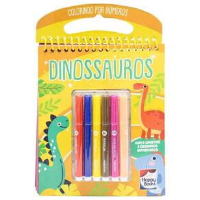 Colorindo por Números: Dinossauros