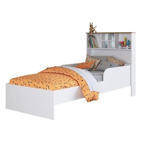 Cama Infantil Com Nichos Para Colchão 188x88cm Multimóveis Cr40069 Branca Branco
