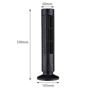 Ventilador Portátil Sem Hélice Com Controle Total - Para Casa, Escritório e Viagens