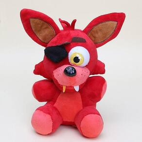 Pelúcia Foxy 10` Fnaf - Freddy Fazbear, Bonnie, Chica e Mangle