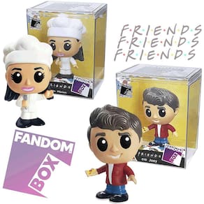 Boneco Pop Mônica e Joey Série de TV Friends Fandom Box