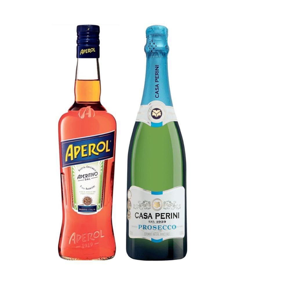 Kit Aperol Spritz + Espumante Prosecco Casa Perini 750mlcada