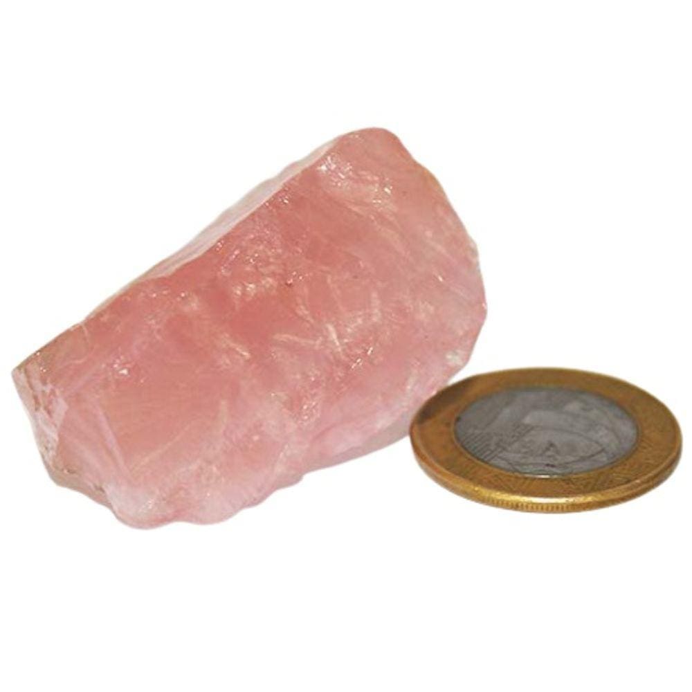 Quartzo Rosa Extra 30 a 45mm Média 35 g Pedra Bruta Classe A