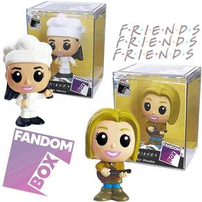 Boneco Pop Mônica e Phoebe Série de TV Friends Fandom Box