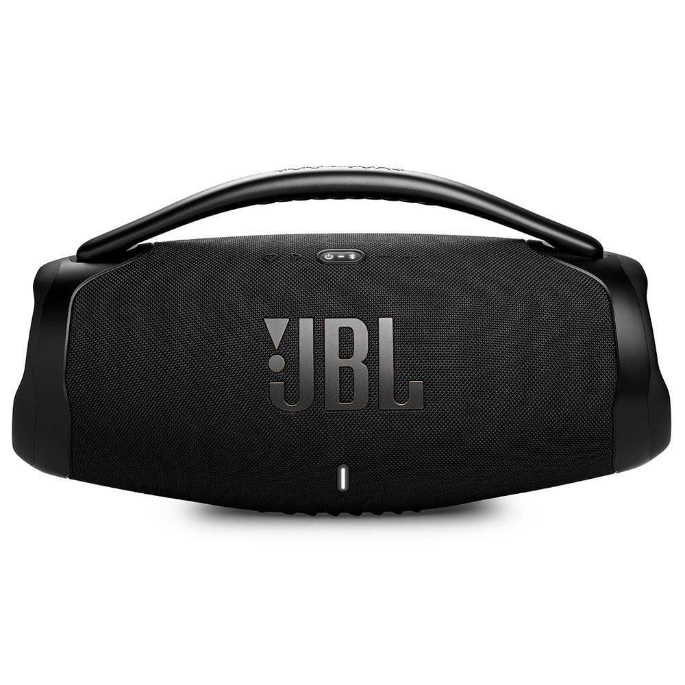 Caixa De Som Bluetooth JBL Boombox 3 Wifi Preta Até 24h de Reprodução À Prova d´água 136W