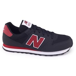 Tênis M New Balance GM500BA2 Lifestyle Casual Preto Vermelho