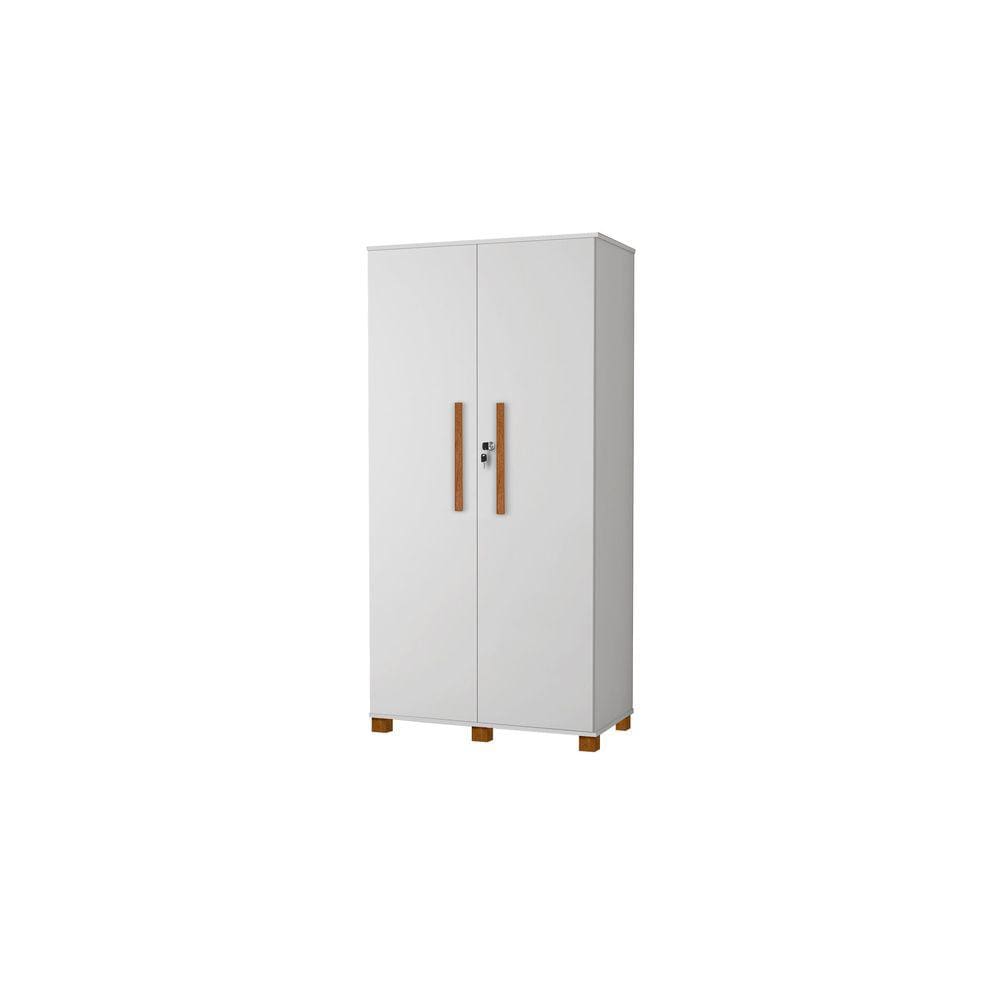 Multiuso 2 Portas Com Chave Para Quarto Branco