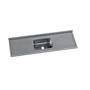 Cuba para Cozinha em Mármore Sintético Aço Inox 160x55cm Cinza