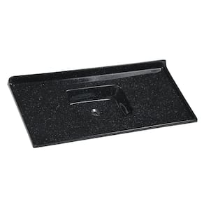 Pia Sintética Para Cozinha 120cm x 55cm AJ Rorato Preto