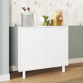 Cômoda 2 Portas 2 Prateleiras MDP 12mm Branco