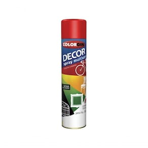 Tinta Spray Colorgin Decor Vermelho (Nr23-Onu 1950) C/6Pcs