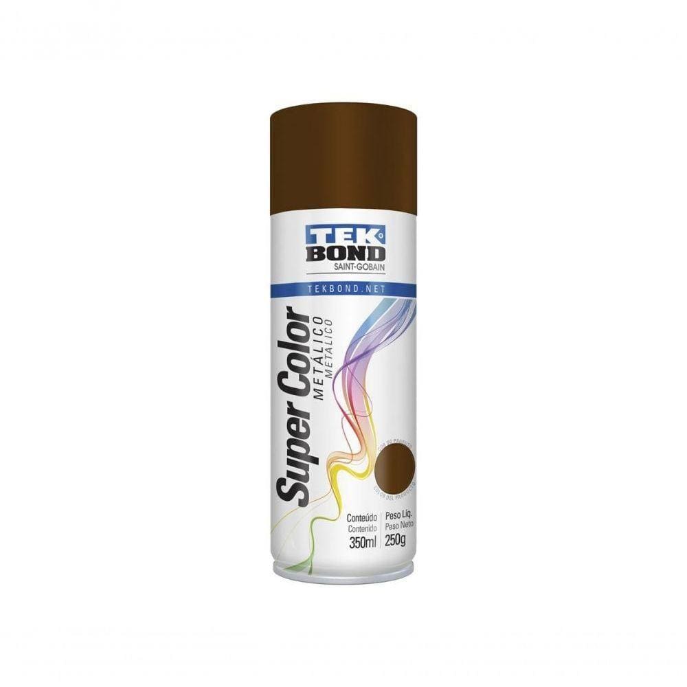 Tinta Spray Tekbond Metalico Bronze 350Ml/250G