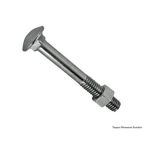 Parafuso Frances Zinc C/porca B 1/4equot;x3.1/2equot; 100p