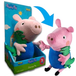Boneco George Peppa Pig de Pelúcia 30cm Hipoalérgico Sunny