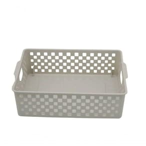 Cesto Organizador Quadratta Branco 34x27x9 Cm Paramount