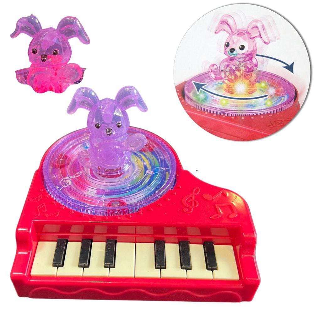 PIANO INFANTIL PIANINHO TECLADO MUSICAL BEBE CRIANÇA BRINQUEDO SOM ESTILO  PROFISSIONAL COM PEZINHO