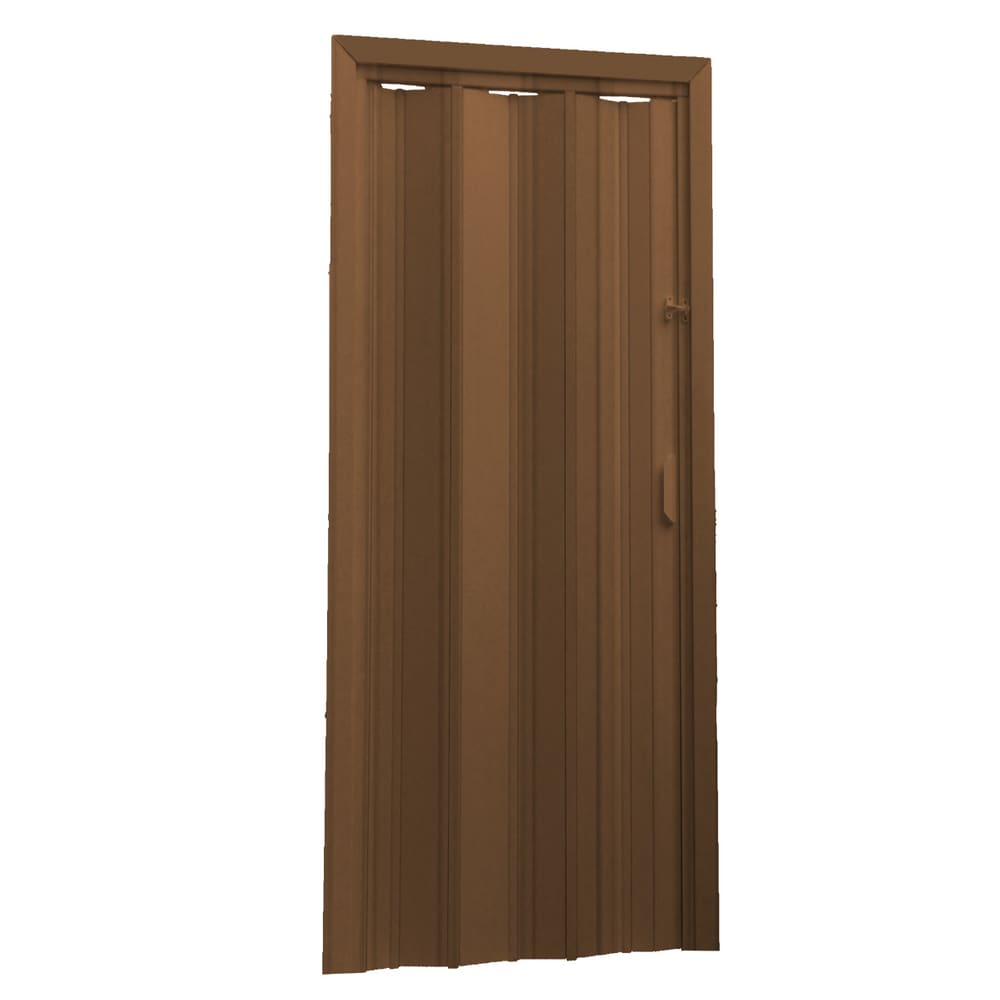 Porta Sanfonada PVC 0,72x2,10 Multilit Mogno