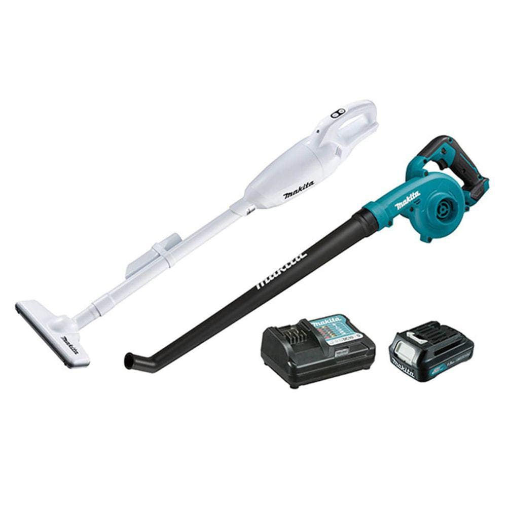 Kit Aspirador - CL108FDZW - Soprador - Ub101DZ - Com Carregador e Bateria - Makita