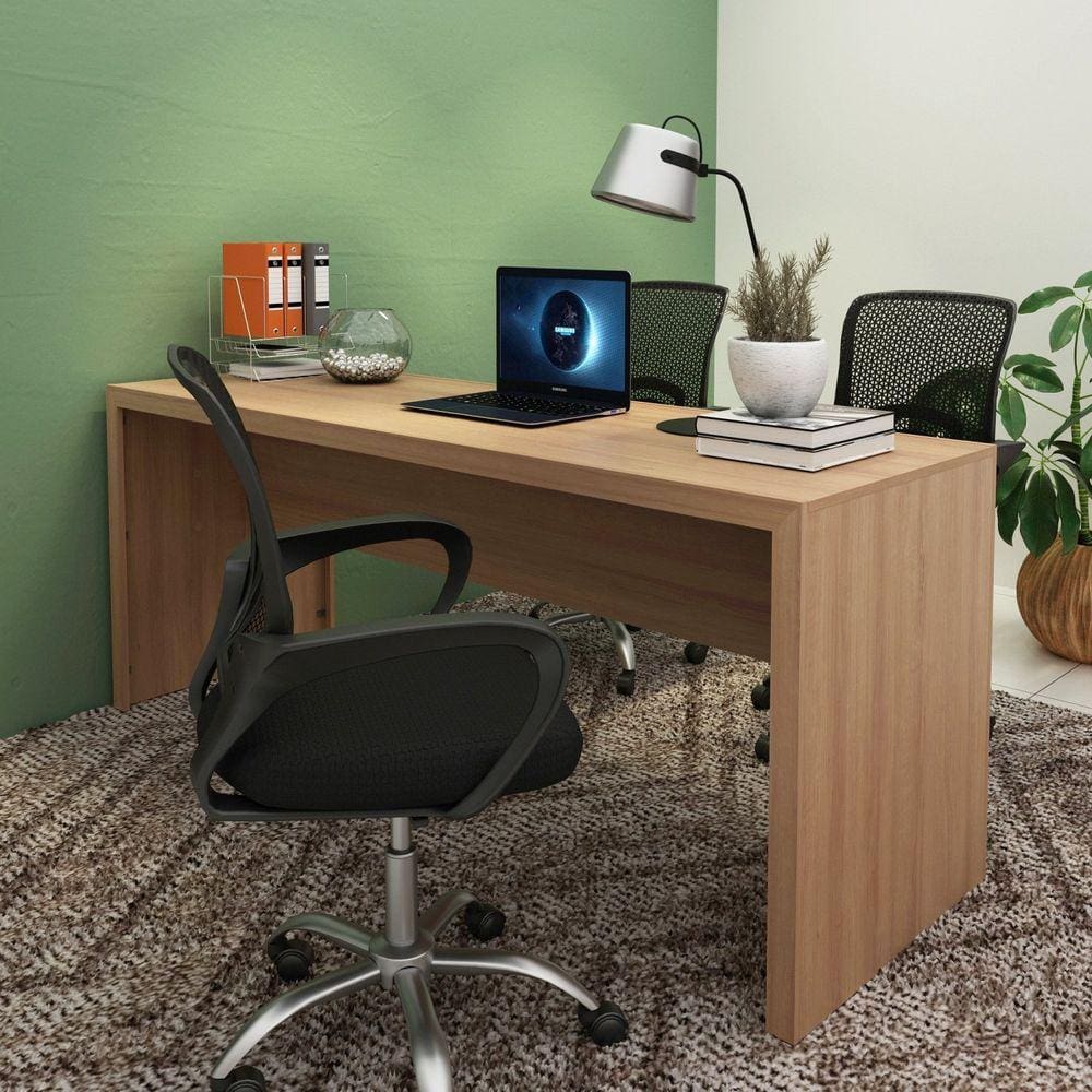 MEsa Para Escritório 180cm ME4185 Amendoa