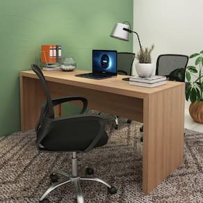 MEsa Para Escritório 180cm ME4185 Amendoa