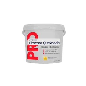 Cimento Queimado Envelhecido 5KG Brucolor Cinza