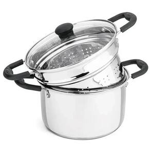 Espagueteira Inox 4,4L Fundo Triplo Hercules