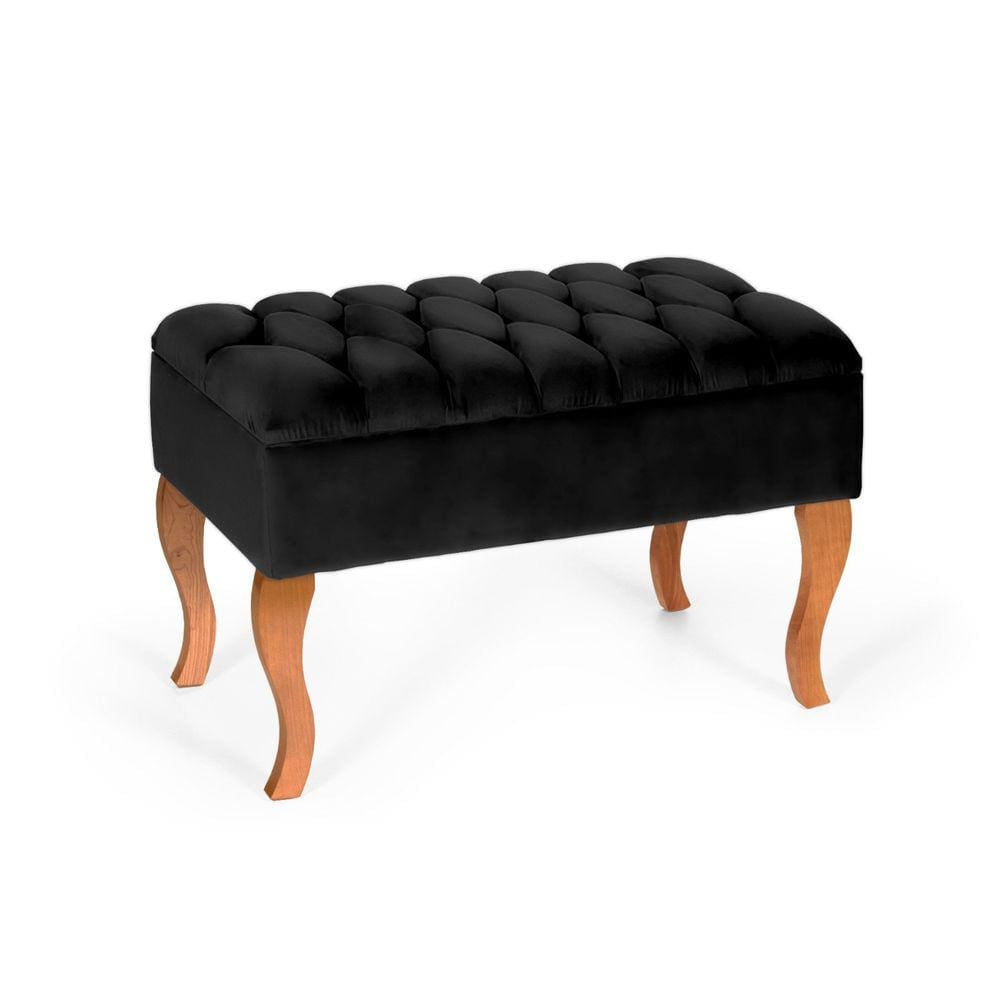 Puff Banqueta Soffia Decorativo Captonado Para Sala ou Quarto
