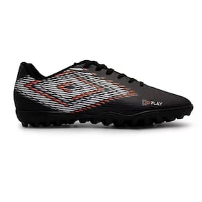 Chuteira Umbro Play Society Preta e Branca