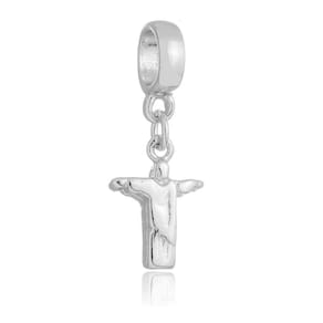 Pingente Berloque Cristo Redentor Pandora Banhado a Prata 925