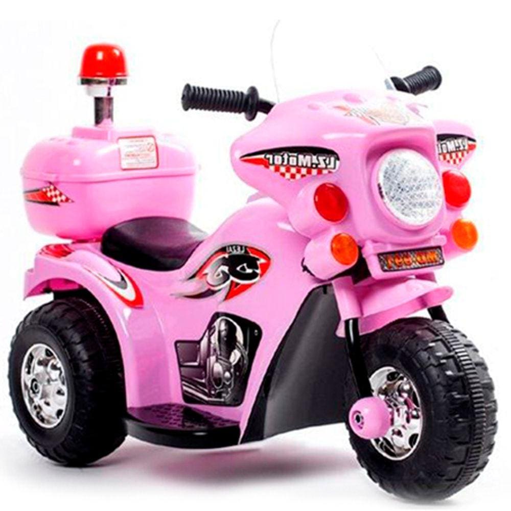 Mini Moto Motocross TR-125F Supermotard Pro Tork Aro 12 x 12 - Rosa