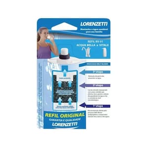 Refil para Filtro de Água Lorenzetti Acqua Bella e Vitale RV-01