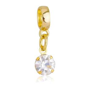 Pingente Berloque Ponto de luz Pandora Banhado a Ouro 18k - Premium