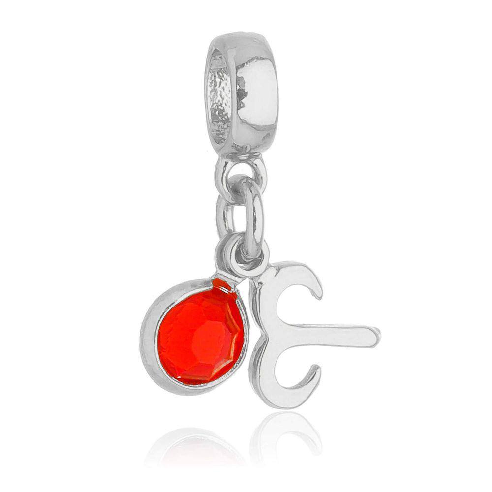 Pingente Berloque Signo Áries Pandora Banhado a Prata 925 - Premium