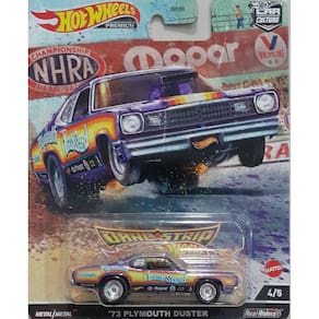 Miniatura HotWheels Premium Drag Plymouth Duster 1973 1/64