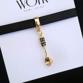 Pingente Berloque Chinois Pandora Banhado a Ouro 18k - Premium
