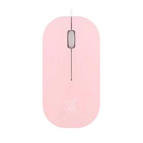 Mouse USB Maxprint Surface - 1200dpi - Rosa - 60000136