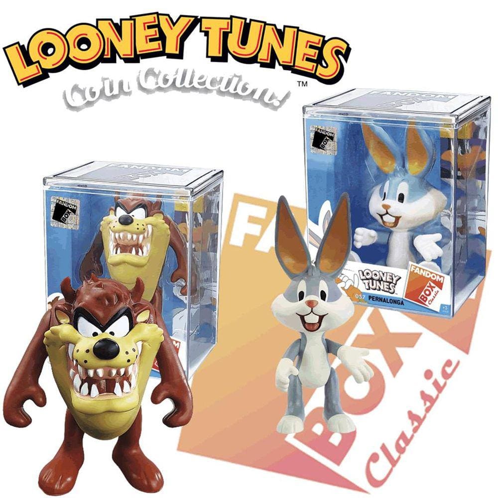 Boneco Pop Taz Mania e Pernalonga Looney Tunes Fandom Box