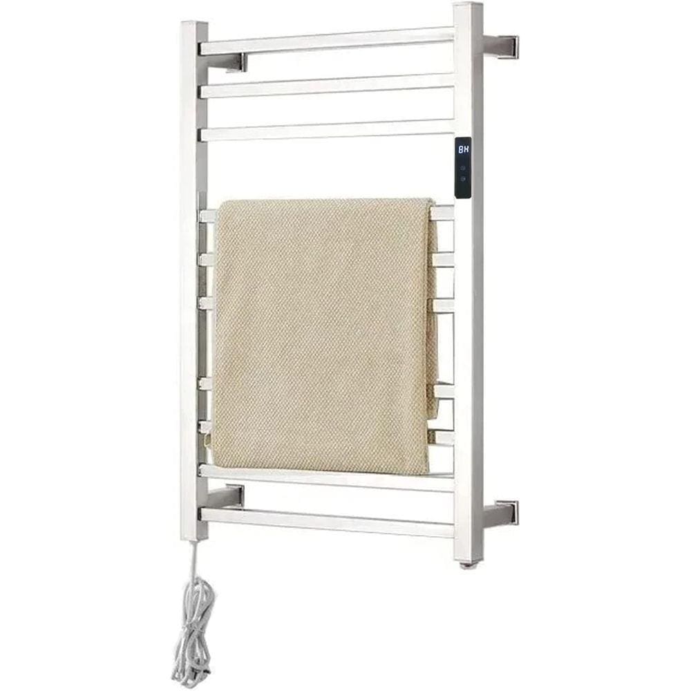 Toalheiro Térmico Grande Quadrado Inox Bivolt Timer