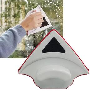Limpa vidro Limpador Magnetico Ima Janela Aquario Vidraça Espelho Rodo Limpa Lava Dupla Face Dois Lados Rodinho Casa Limpeza