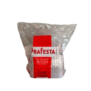Pote Retangular Freezer e Micro-ondas 1500ml com Tampa Prafesta c/10 un