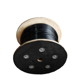 Cabo de Aço para Academia 1/8" 6x19 Revestido em Nylon 6 Preto - 500m