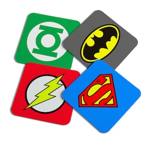 Porta copos Geek - Super Heróis - c/ 4 und 1.0