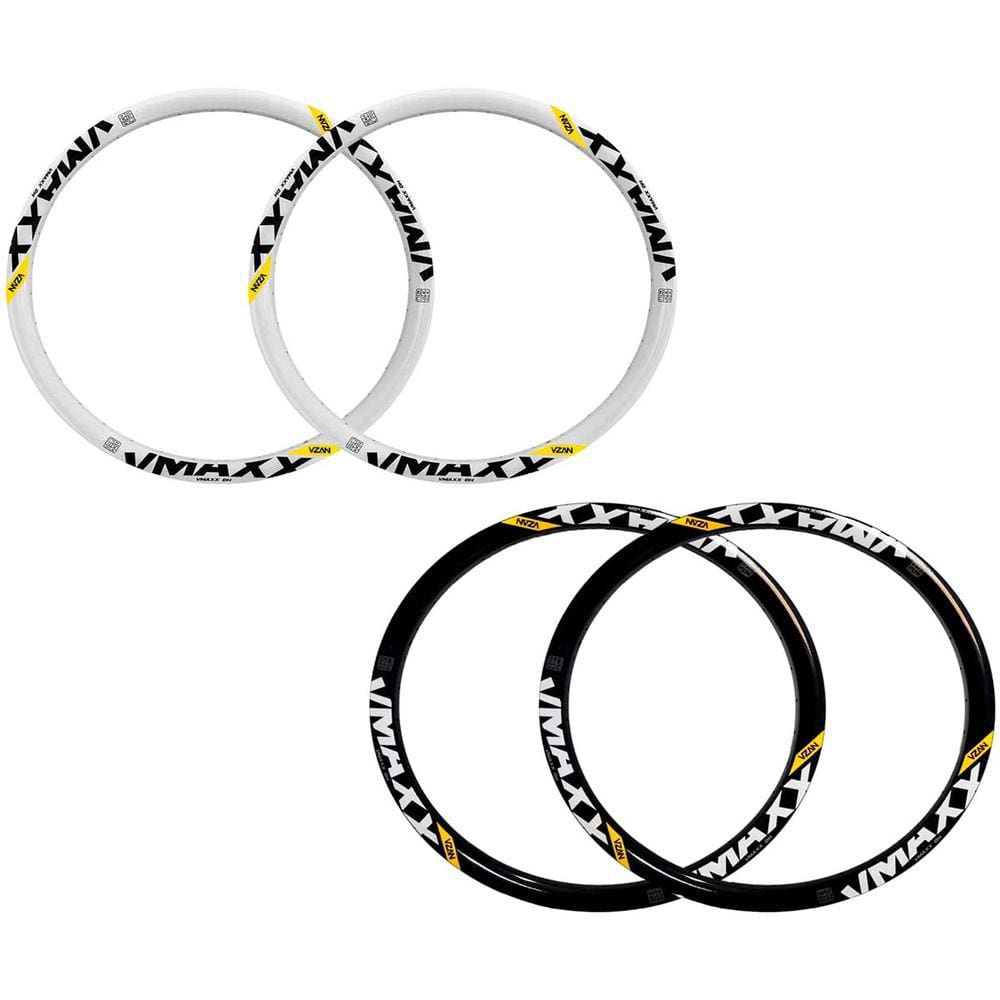 Kit 2 Aros Rodas Folhas Bicicleta 26/36 Furos Downhill Freehide Vmaxx Vzan