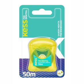 Fio Dental Kess Encerado Menta 50M Cód.1996