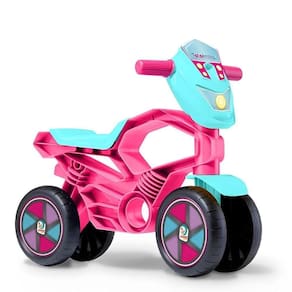 Motoca de Equilíbrio Totokross Rosa 4 Rodas - Cardoso Toys
