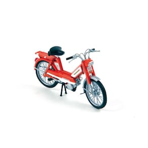 Miniatura Moto Mobilete Norev Peugeot 103 L 1972 Escala 1-18
