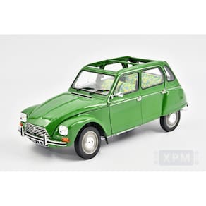 Miniatura Norev Citroen Dyane 6 1975 Escala 1/18 Verde
