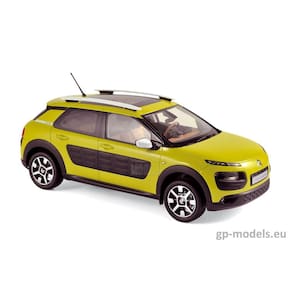 Miniatura Norev Citroen C4 Cactus 2014 Escala 1/18 Amarelo