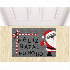 Tapete Papai Noel Feliz Natal Medida Porta,